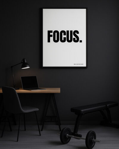 FOCUS - Motivationsposter mit Rahmen | 365 – Bild 2